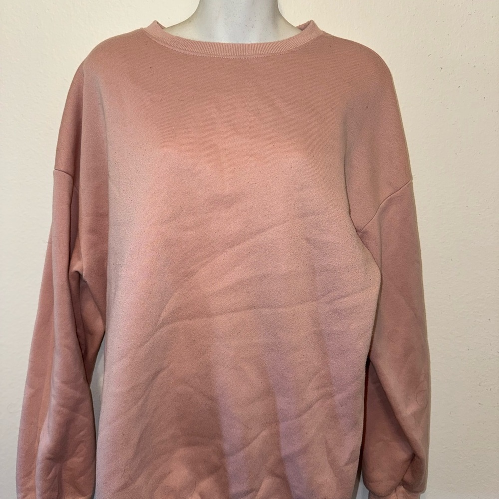 SHEIN Blush Crew Neck Sweater